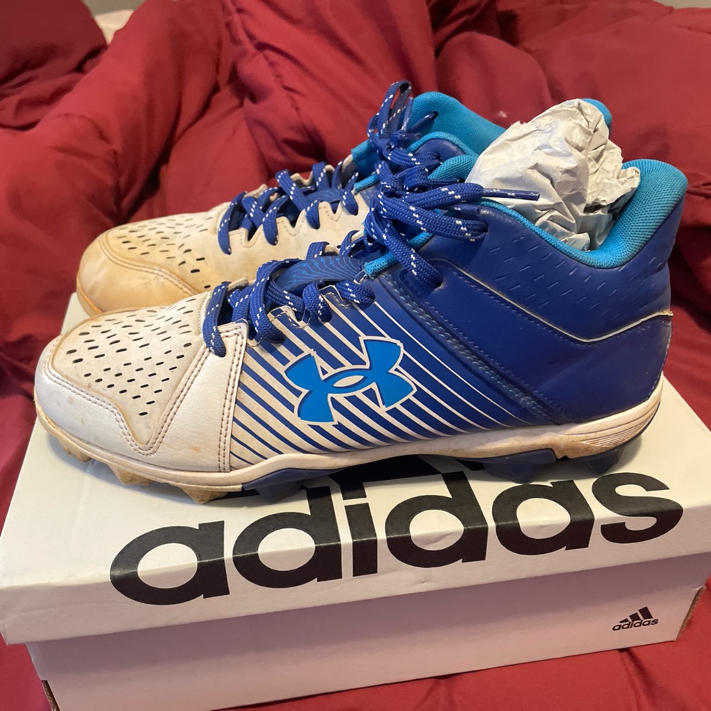 Under Armour Blue and Cream Sports Shoes
